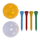 Portable Mini Golf Ball Holder Bag SBR Neoprene Hip Bag w/4Tees + 2 Ball