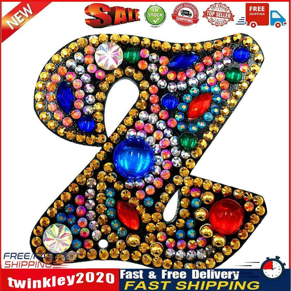 DIY Key Chain Diamond Painting Letters Women Bag Keyring Pendant Gift (Z) Newly