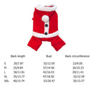 Pet Christmas Clothes Four-legs Hooded Winter Warm Dog Clothing (XXL Coat)