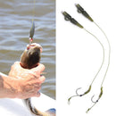 #A Portable Braided Thread Leader Line Fishing Tackle Tool Thread Steel Hook Rig