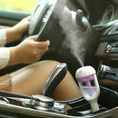 Vehicle Humidifier USB Air Purifier Diffuser Aromatherapy Mist Maker(Purple