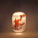 Solar Lantern Chinese Japanese Print Hanging Outdoor Garden Party Light (E)