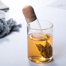 Glass Tea Infuser Tea Filter Creative Pipe Tea Strainer for Loose Leaf Herb