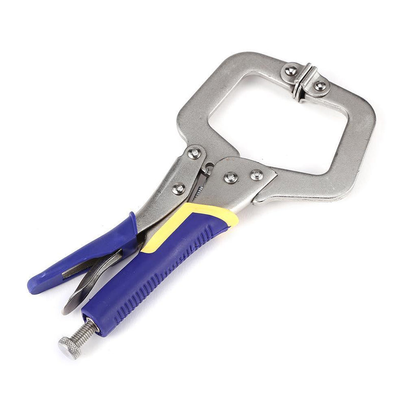Multi-functional Flat Locking Grip Vise ?Pliers Carbon Steel C Clamp (9in) Newly