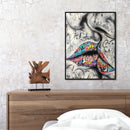Body Parts Frameless Picture Oil Paint By Numbers Hand Painted Picture for Ho