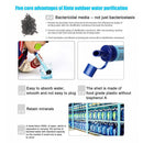 Camping Filter Straw Water Purifier Outdoor Drink Water Filter (Navy Blue)