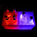 Luminous Portable Champagne Wine Bucket Double Layer Beer Barrel Bar Ice Buckets