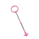 Folding Jumping Rope Ball Glowing One Foot Skip KIds Fitness Toys (Pink) Newly