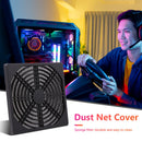 60mm 80mm 90mm 120mm PC Fan Dust Filter Screen Plastic Dustproof Grills 5 Pack