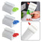 Plastic Facial Cleanser Clips Toothpaste Squeezer for Hair Dye Cosmetics (Red)
