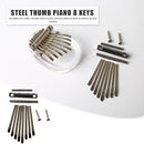Kalimba Key Thumb Piano 8 Keys  for Kalimba DIY Replacement Part Accessory Newly