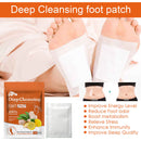 EELHOE 10 Pack Ginger Foot Patches Bamboo Vinegar Stress Relief Foot Pads