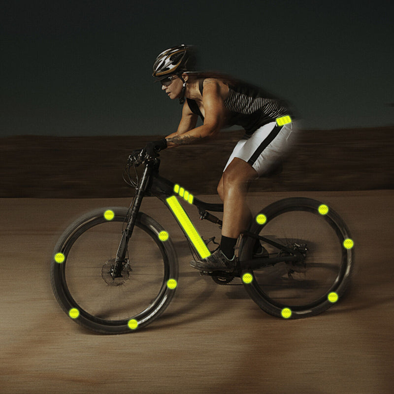 Reflective Stickers Kit Reflector Decals for Motorcycle Helmet Bike Strolle