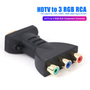 720P 1080iP Video Audio AV Component Converter HDMI Male to 3RGB RCA Adapter