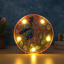 DIY LED Diamond Painting Light Box Full Special Drill Peacock Home Lamp
