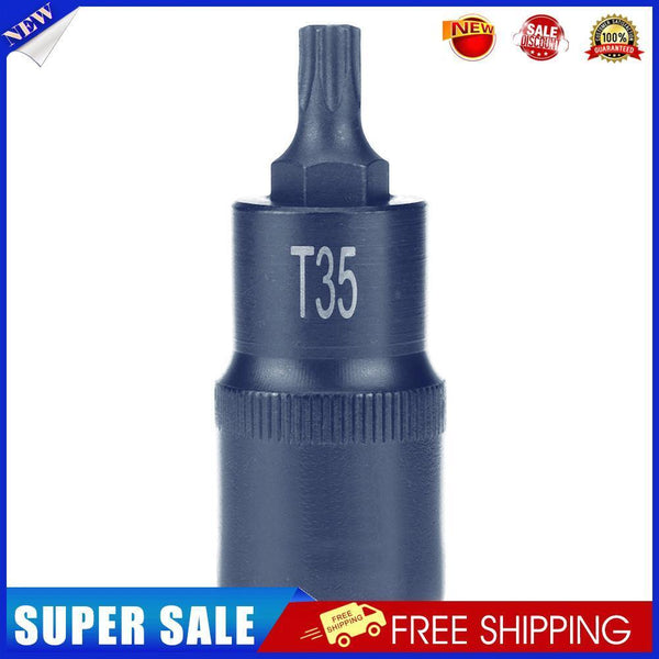 Torx Screwdriver Adapter Bit 1/2 in Socket Bits Drive Sockets Hand Tool(T35