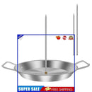 Stainless Steel Roasting Meat Spit Vertical Skewer BBQ Tools Grilling Rack
