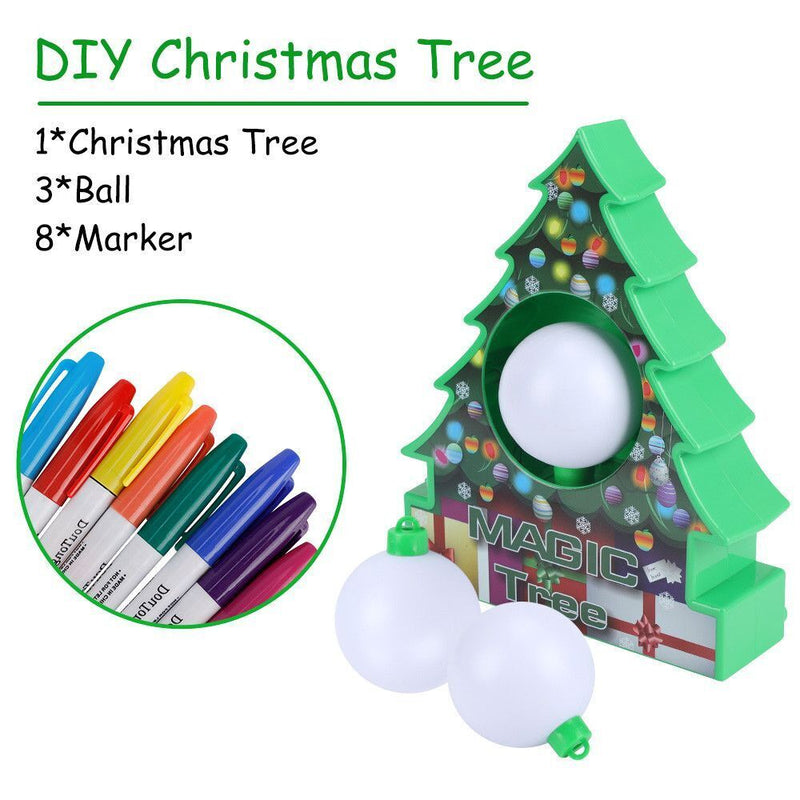 Electric Painting achine Rotate Drawing Ball Pen Magic Tree Christmas Tree DIY