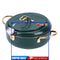 Deep Fryer Pot Stainless Steel Tempura Pot with Thermometer (24cm Green)