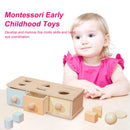 Wooden Ball Drawer Preschool Training Matching Blocks Teaching Aids for Children