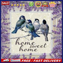 5D DIY Diamond Painting Lavender Bird Full Round Drill Mosaic Art Picture D
