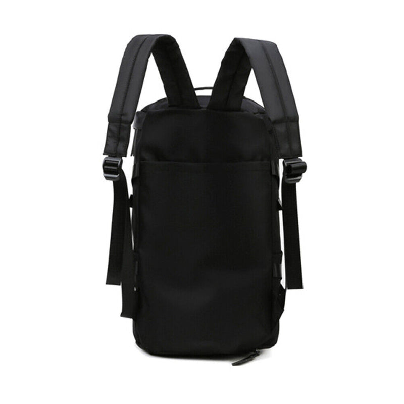 Unisex Backpack Travel Sports Compartment Gym Fitness Camping Bag (Black) Newly