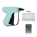 Clothes Garment Sewing Price Label Tagging Gun+5 Needles+1000 Barbs (A)