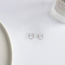Earrings Geometric Heart Clip Earrings C-shape Ear Clip Aesthetic Jewelry