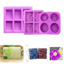 Multifunction Silicone Soap Mold Cake Mould Soaps Supplies Flower Shaped