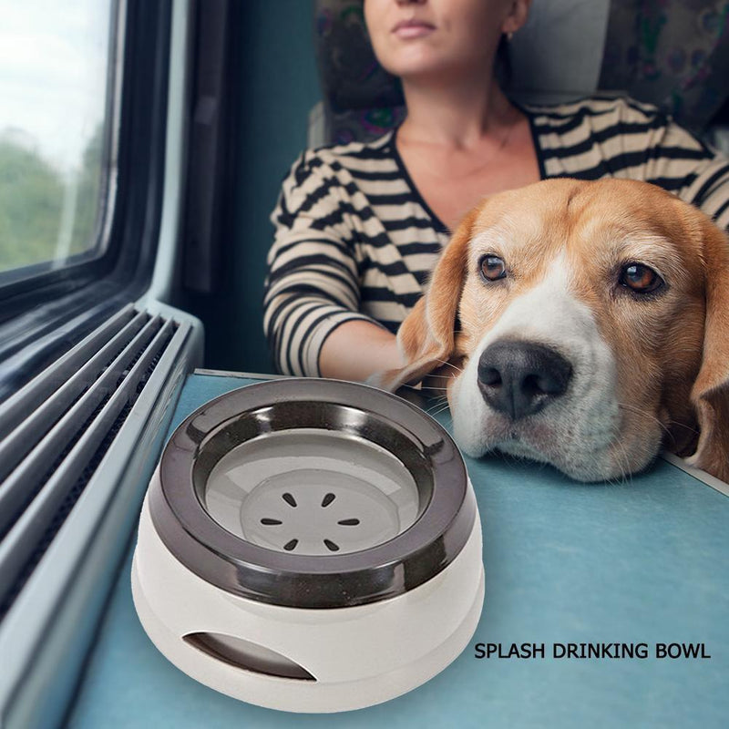 Pet Dog Drinking Bowl Puppy Cats Food Drink Water Feeder Non-slip Feeding Dis