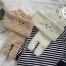 Gifts Neckerchief Thicken Cartoon Plush Scarf Winter Bear Style Warm Scarf