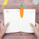 Silicone School Supplies Office Stationery Carrot Bookmark Mark Book