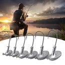 10pcs/Lot 3.5g 5g 7g 10g Tumbler Head Hook Jig Bait Fishing Hook Fish Lure To