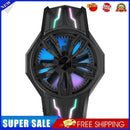 #A RGB Semiconductor Mobile Phone Radiator Fan Portable Cell Phone Game Cooler R