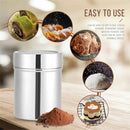 Flour Chocolate Powder Sprinkler Coffee Sifter Sugar Shaker Seasoning Bottle