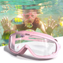 Swimming Glasses Waterproof Anti-fog Adults Diving Goggles (Clear Pink) Newly