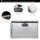 Fireproof Document Bag - Storage Pouch for A4 Letter Size Document File Cash