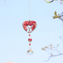 Crystal Prism Ball Pendant Window Wind Chimes Garden Hanging Ornament (A) Newly