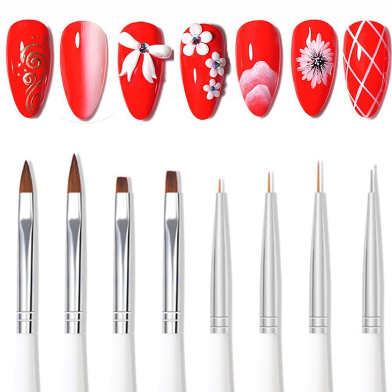 Dotting Drawing Pen Nail Art Brushes Carving Gel Brush Manicure Gel Brush