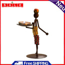 Metal Candlestick Home Decoration Abstract Character Sculpture Candle Holder