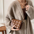 Fashion PU Leather Flap Clutch Women Quilted Mobile Phone Casual Shoulder Bags