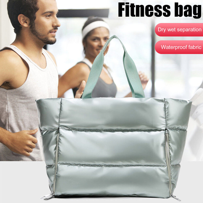 Dry-Wet Separation Yoga Handbag Large Capacity Multifunctional Bag (Green) Newly