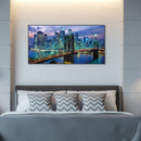 City Bridge Night Oil Paint By Numbers Kit DIY Acrylic Painting on Canvas Crafts