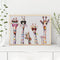 Digital Oil Painting By Numbers Kits Animal DIY Hanger Decor Canvas Wall Art Set