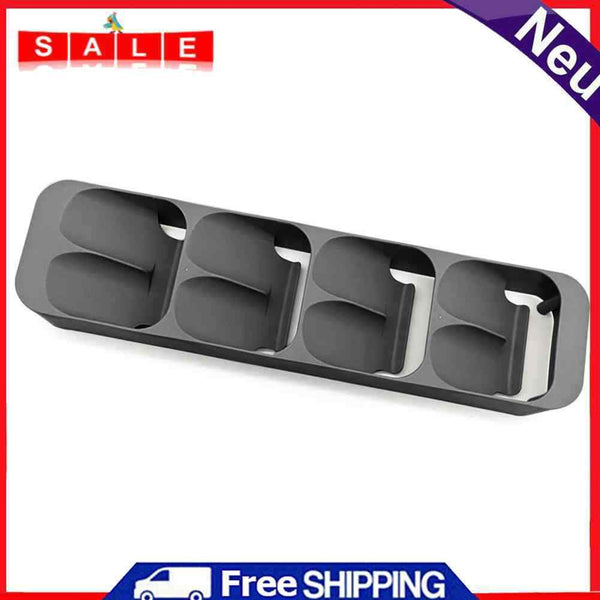 Eight Slots Drawer Condiment Seasoning Bottle Box Kitchen Storage Rack Organizer