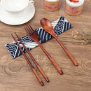 Storage Case Japan Style Wooden Tableware Cutlery Sets Spoon Fork Chopsticks