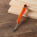 2pcs Carpenter Mechanical Pencil 24 Refill with Built-in Sharpener Scriber Newly