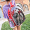 Pet Travel Carrier Transparent Space Capsule Cat Bubble Backpack (Red) Newly