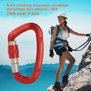 Aluminum Carabiner Outdoor Camping Climbing Hammock Lock Buckle (Red) Newly