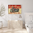 5D Motorcycle Poster Mosaic Round Drill Diamond Painting Rhinestone Picture Gift